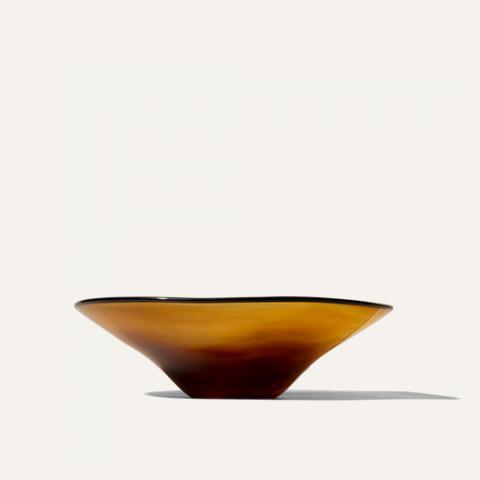 glass yellow bowl M