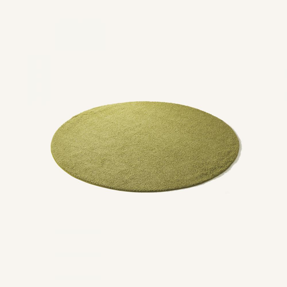 circle rug green