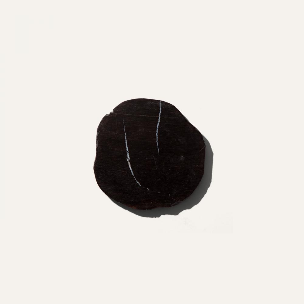 wood coaster black b