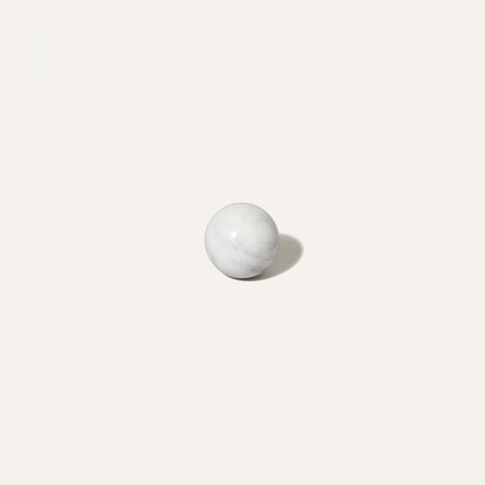 marble ball white