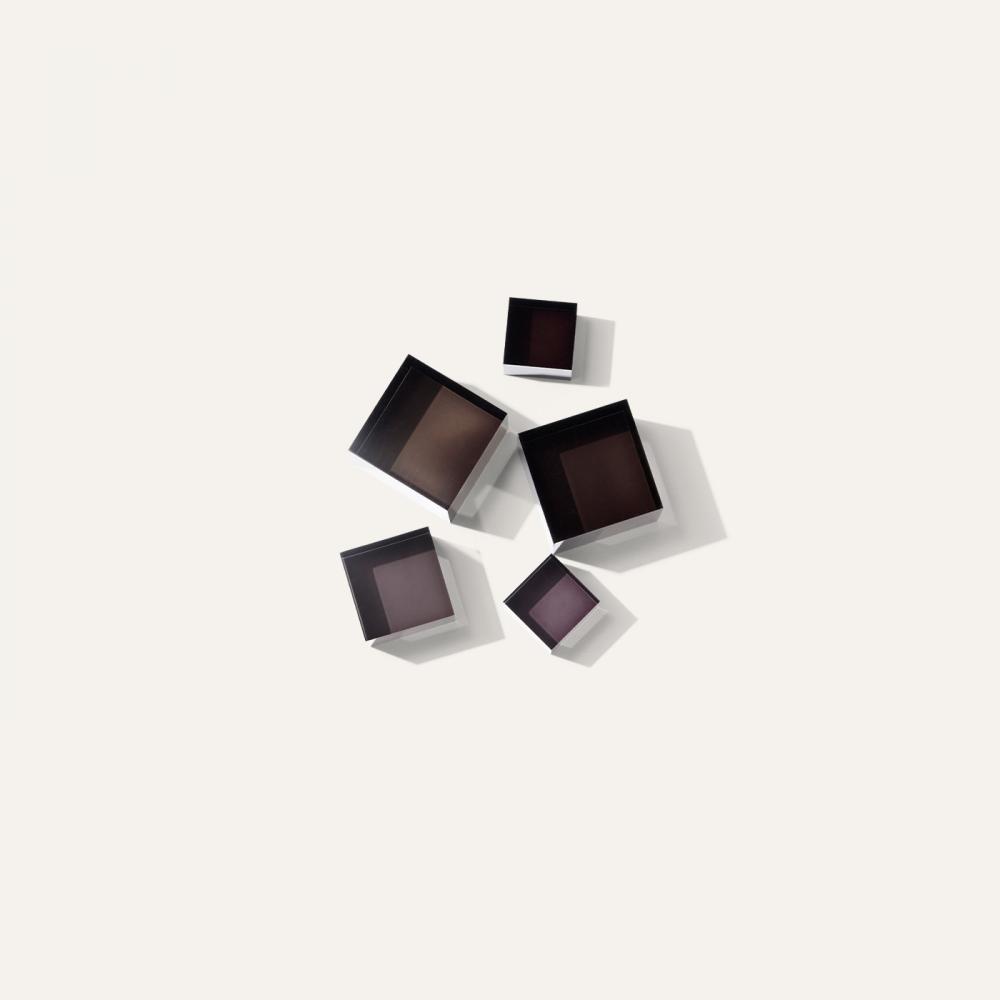 Acryl black cube set
