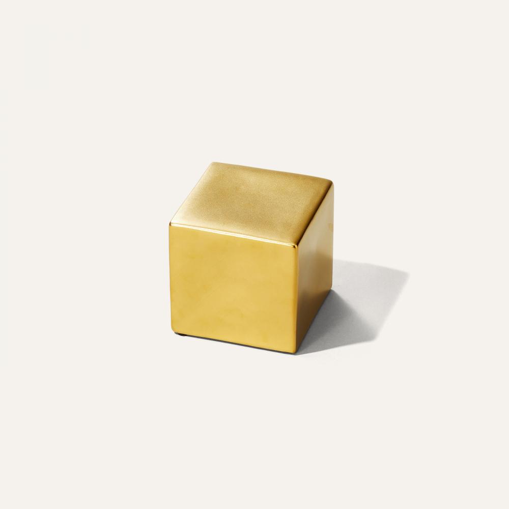 Gold cube object
