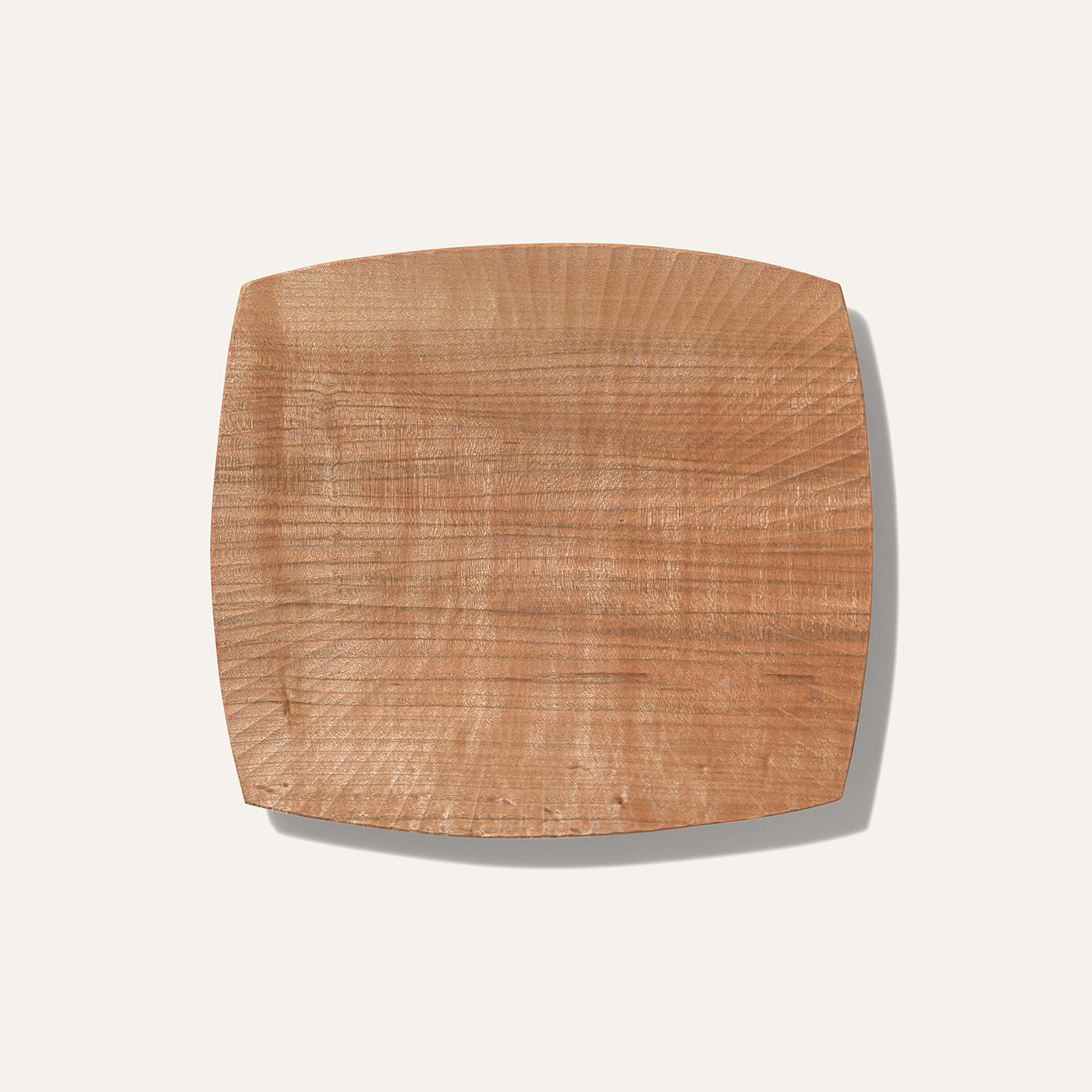 square wood plate