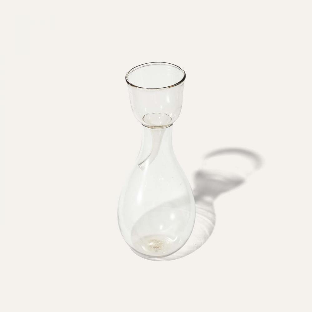 glass carafe pourer set