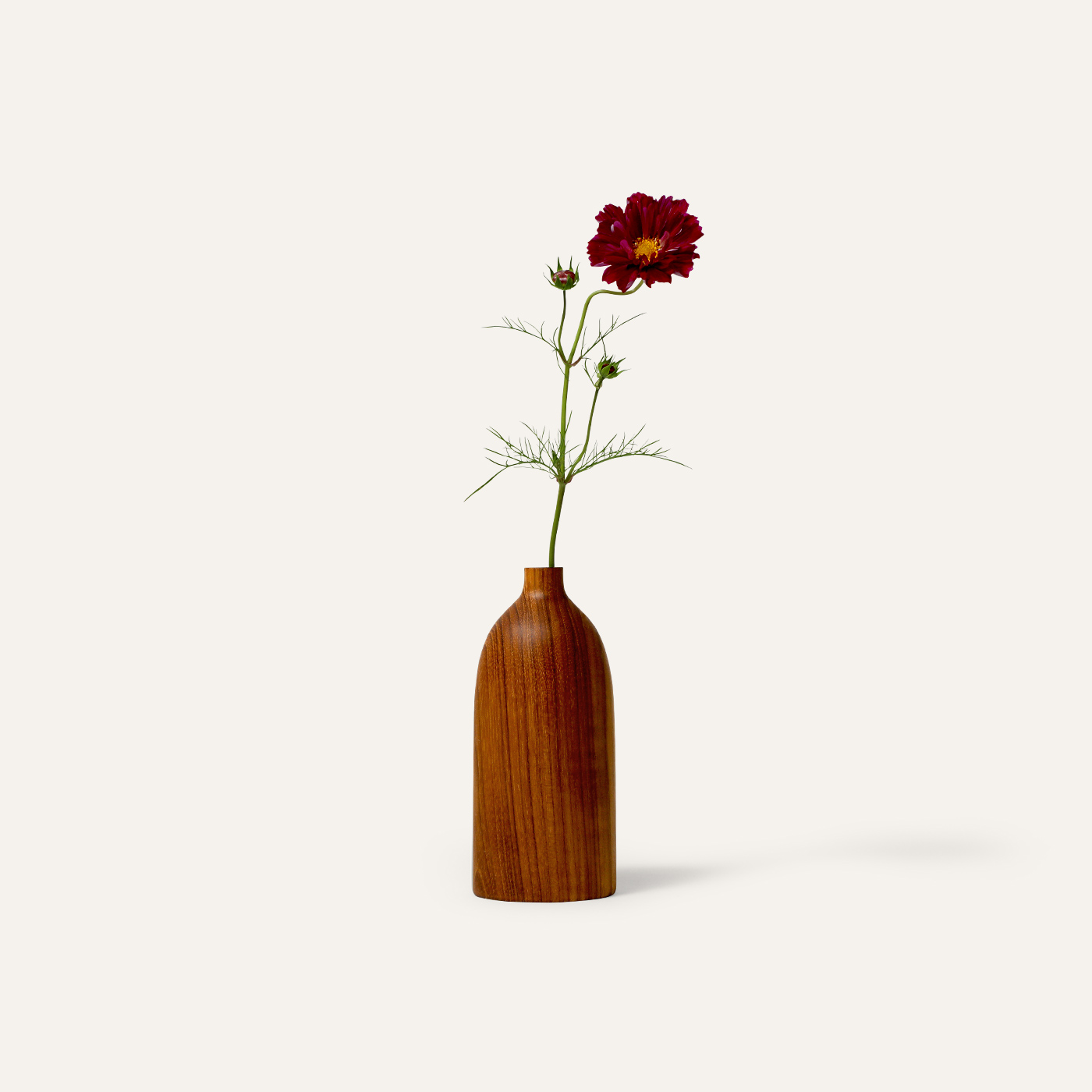 wood vase L