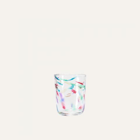 abstract glass tumbler