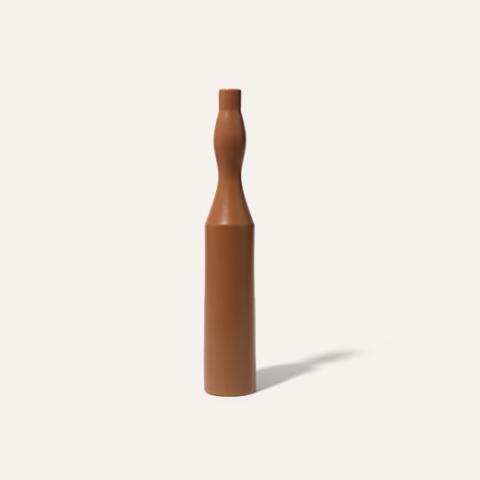 handmade vase brown