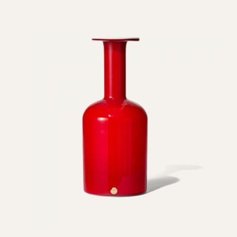 gul deep red vase L