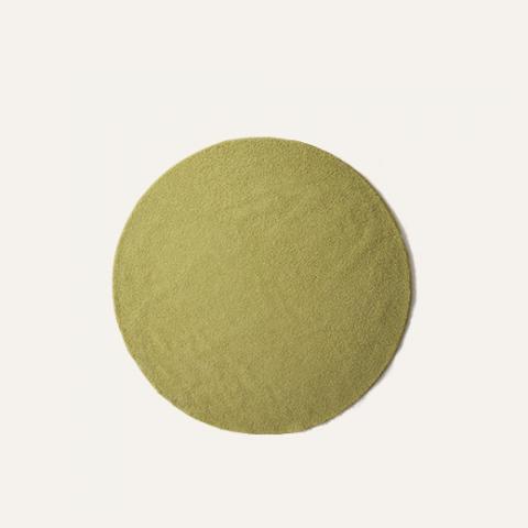 circle rug green