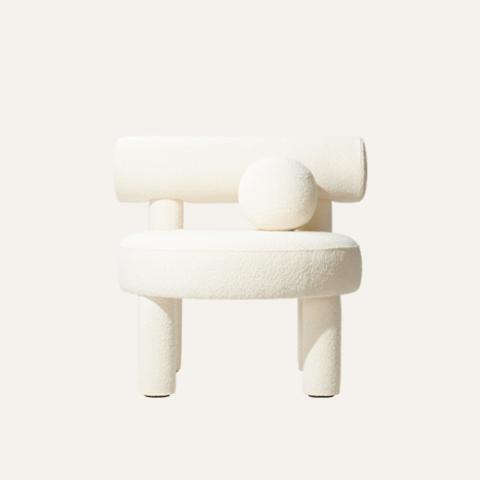 Velvet Gropius low chair