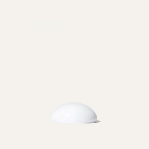 pure white glass object B