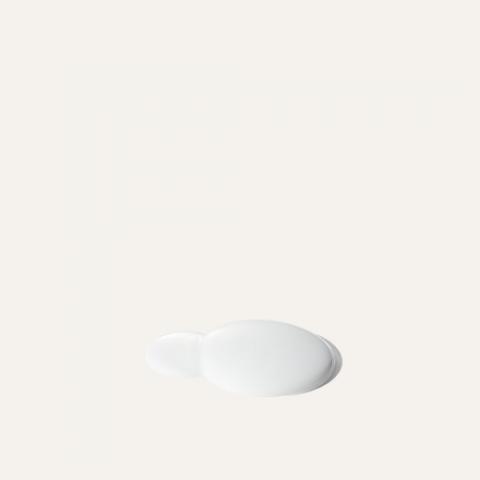pure white glass object A