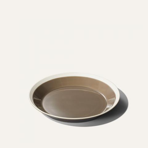 dishes plate M -fawn brown