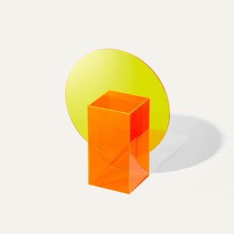 acrylic sun rise vase