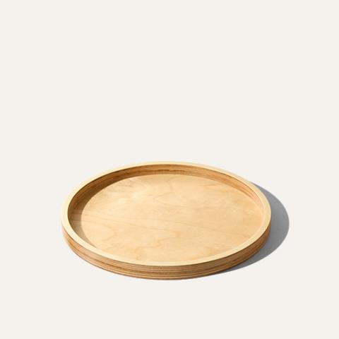 wood round tray