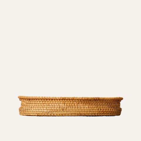 Rattan tray oval M