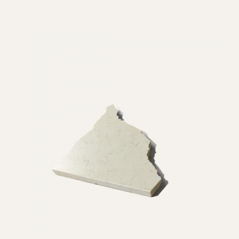 Crack marble board M