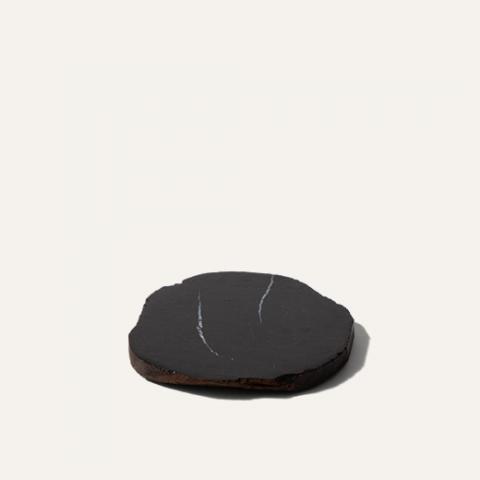 wood coaster black b