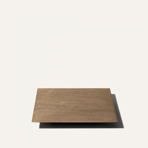 wood square plate