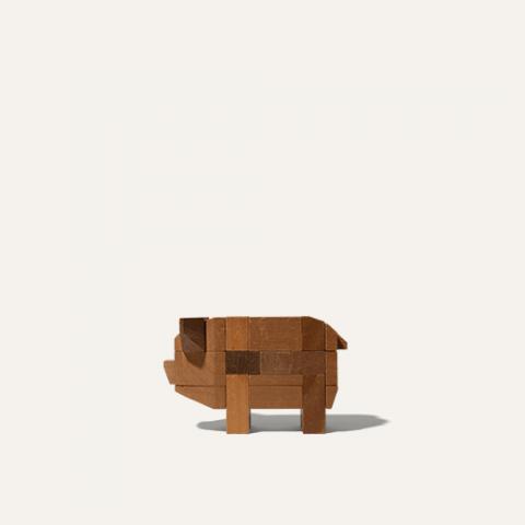 kumiki puzzle pig