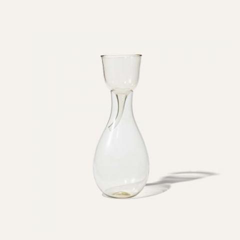 glass carafe pourer set