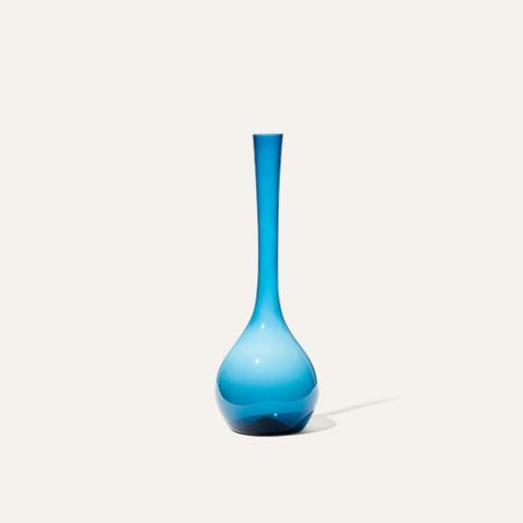 bulb vase blue LL