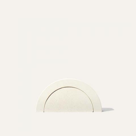 marble bookend white