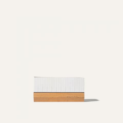 wood base memo pad