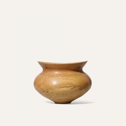 wood vase