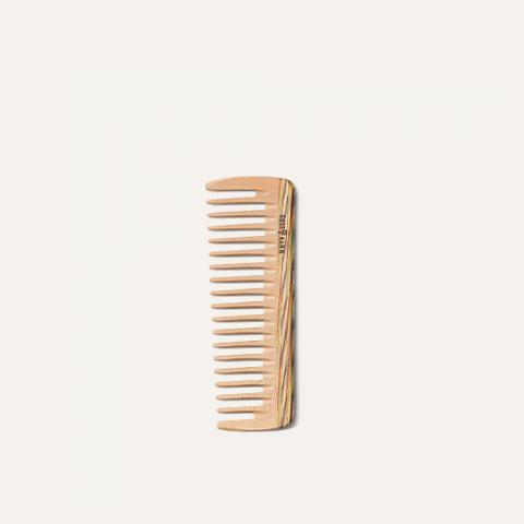 wood hair comb