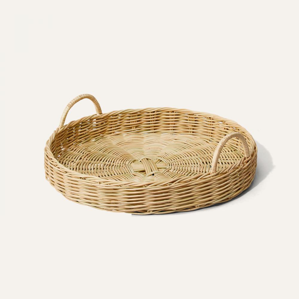 round basket tray