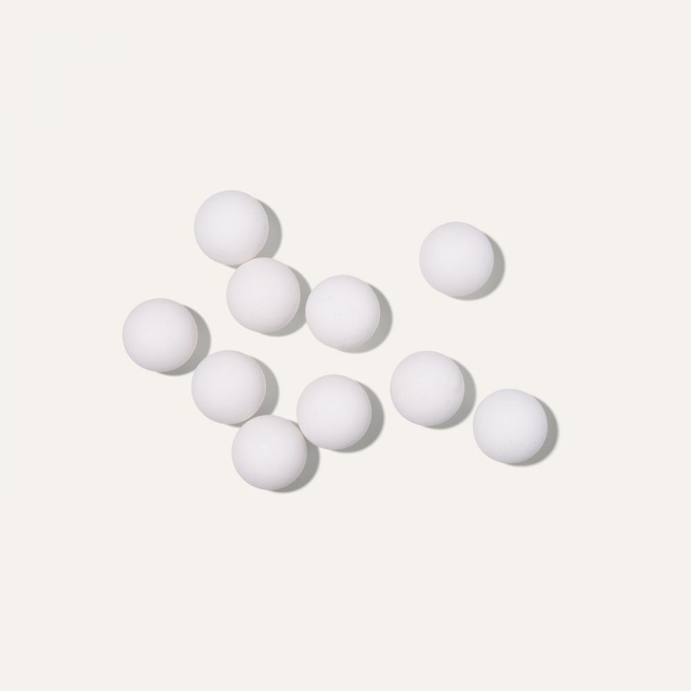 plaster ball object set white