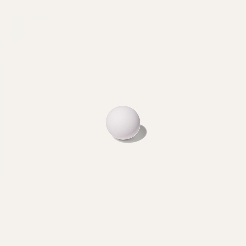 plaster ball object set white