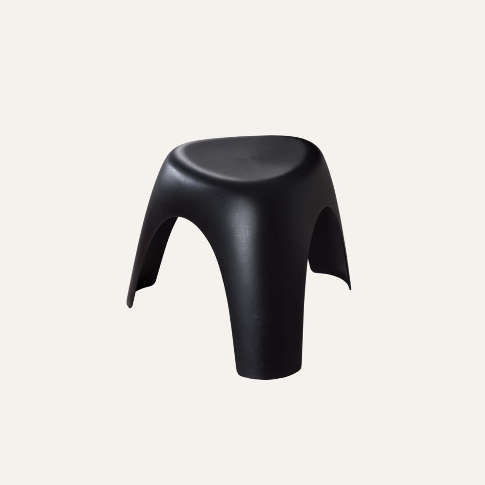 elephant stool black