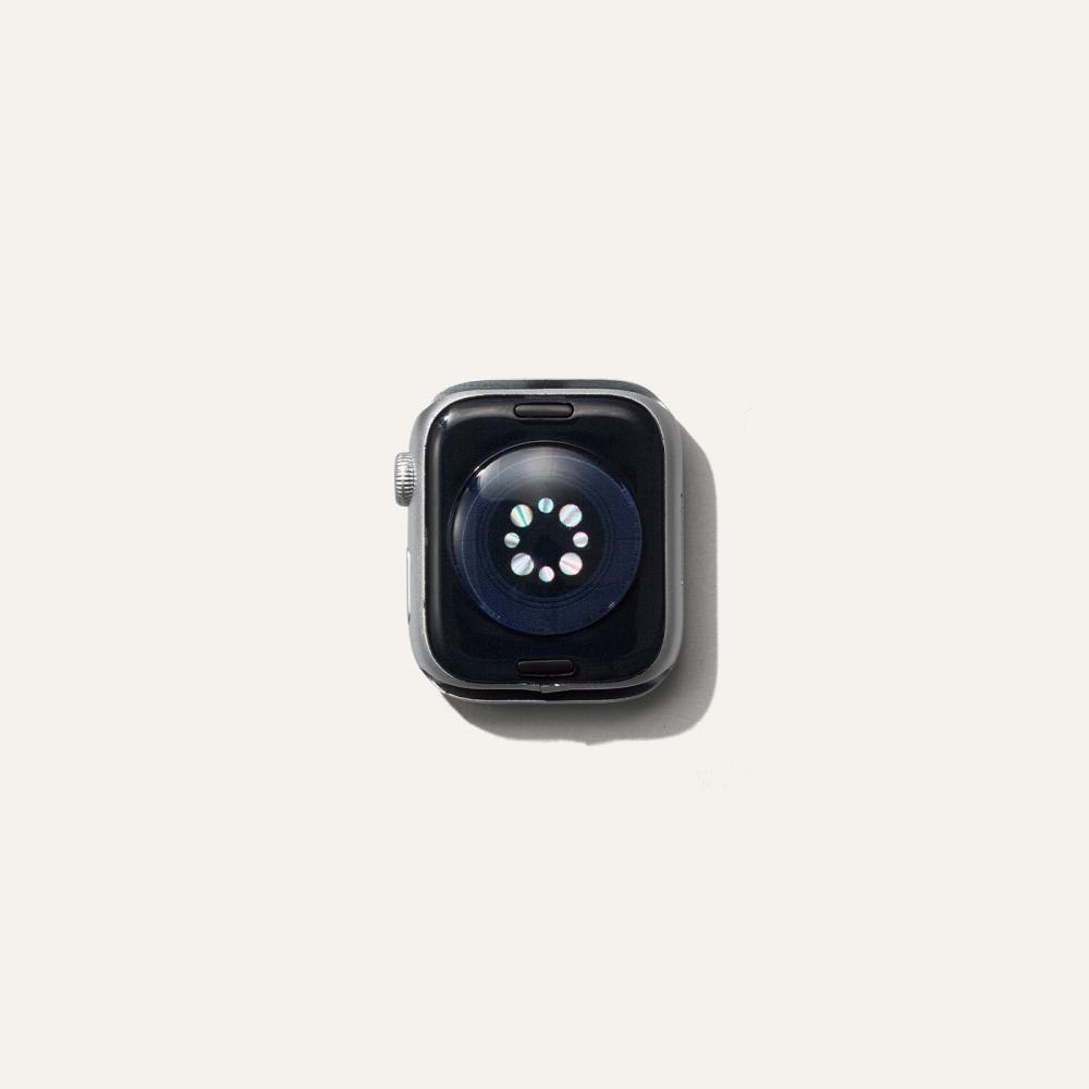 mockup apple watch silver 45mm