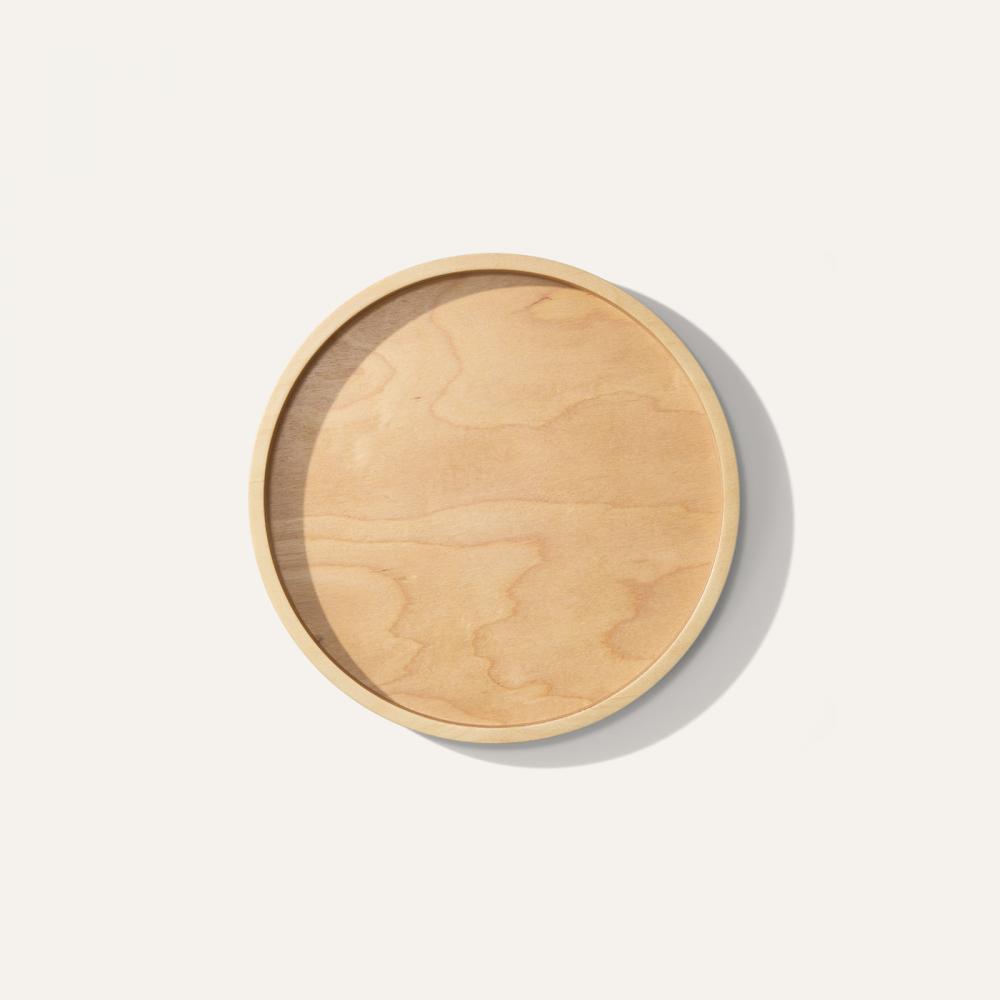 wood round tray