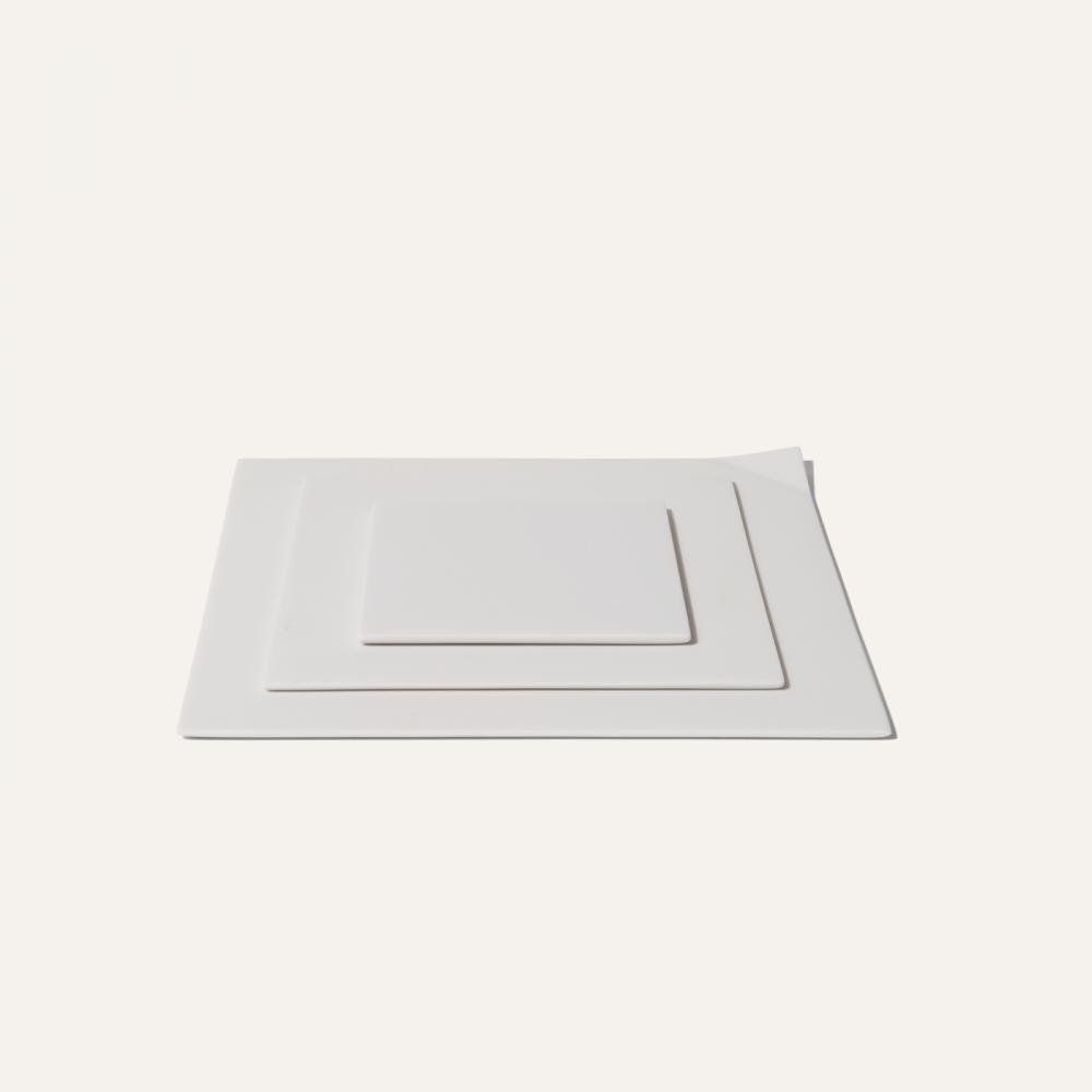 PLATE square flat S