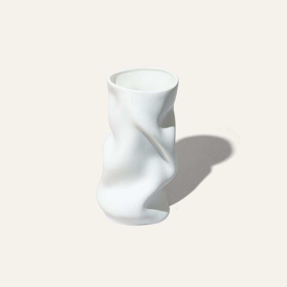 Collapse Vase white