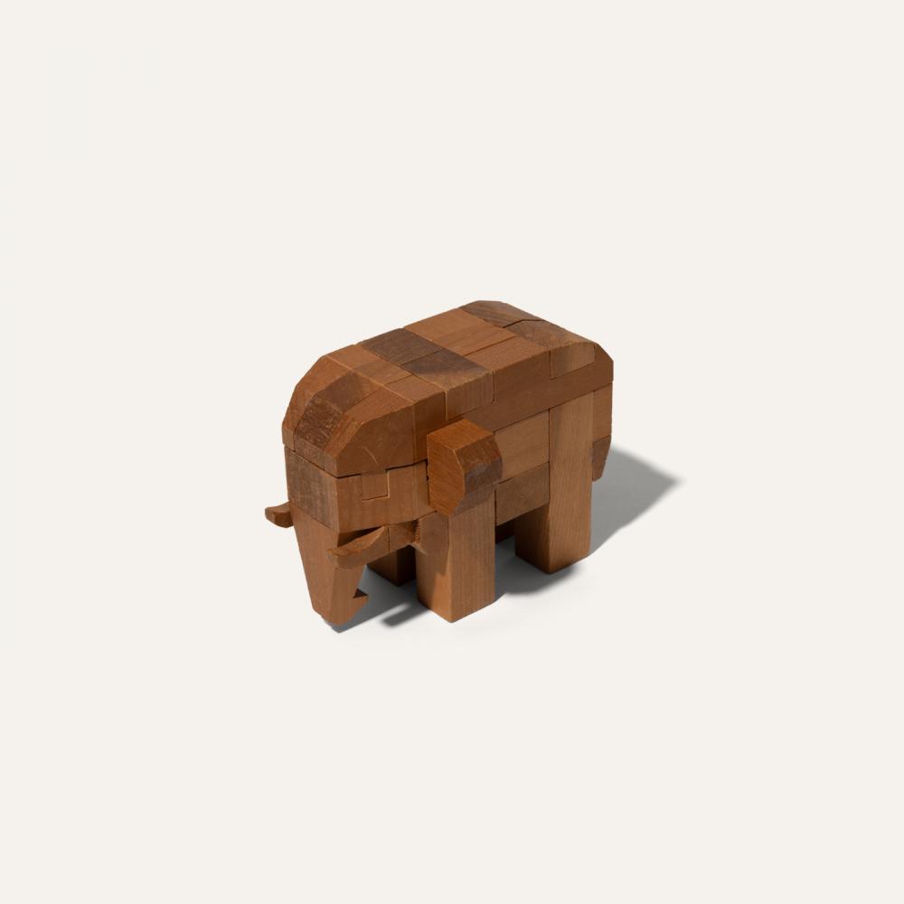 kumiki puzzle elephant