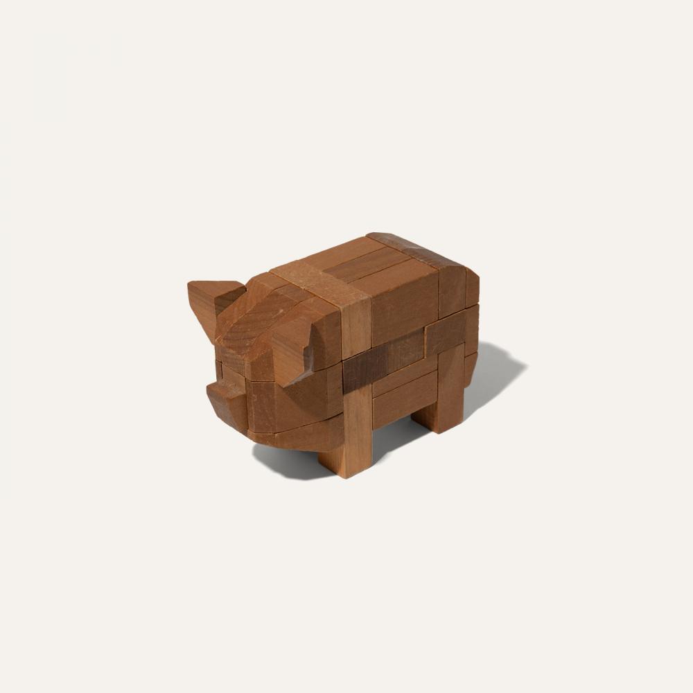 kumiki puzzle pig