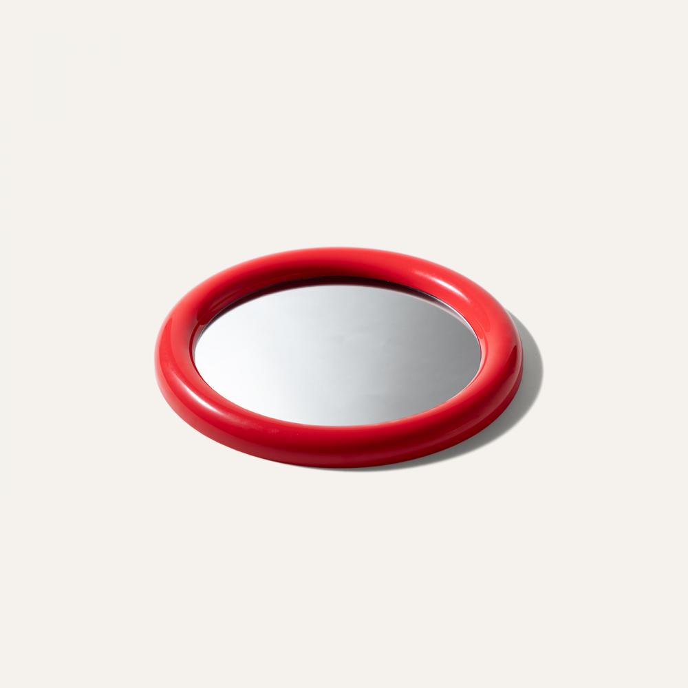 roundmirror red