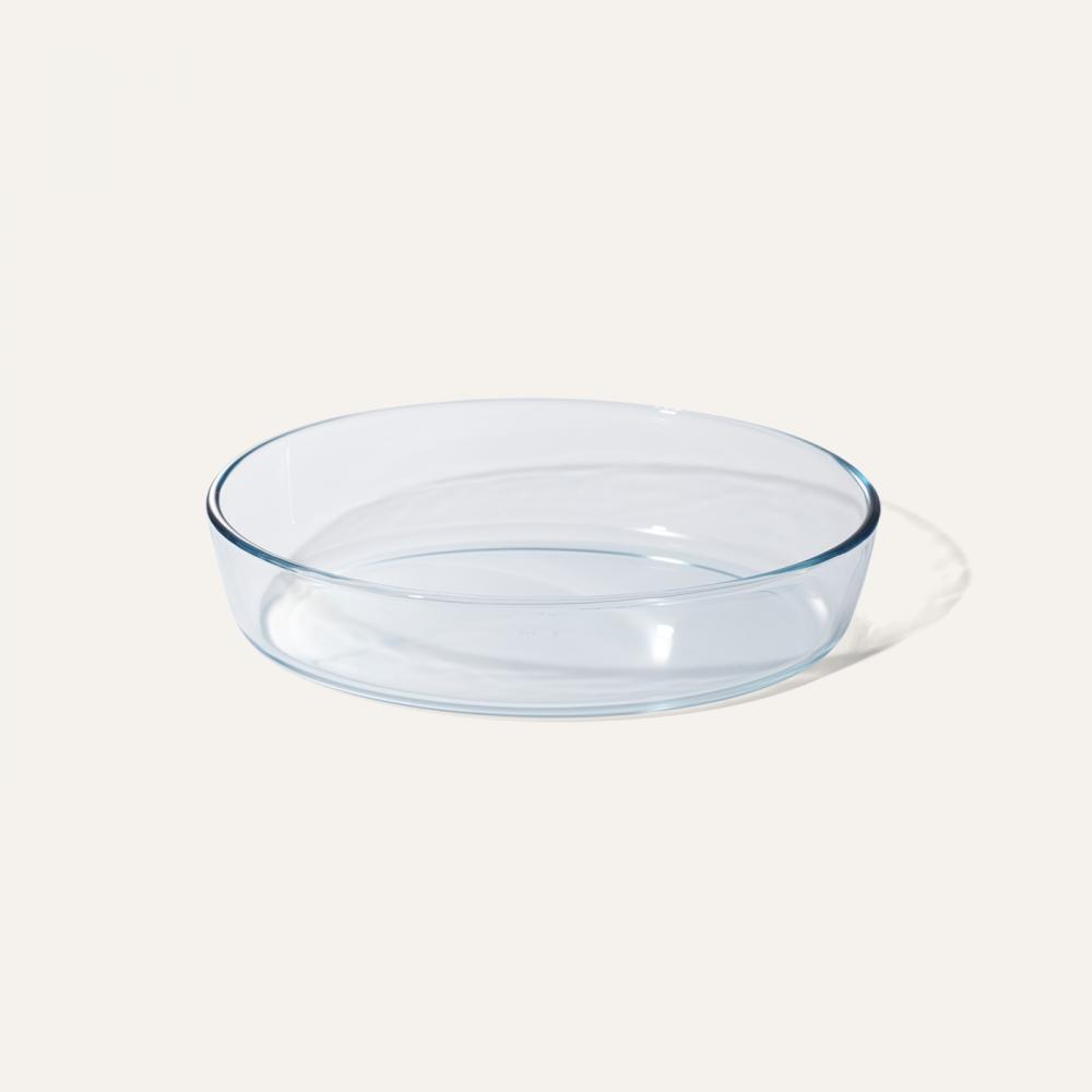 oval glass bowl M