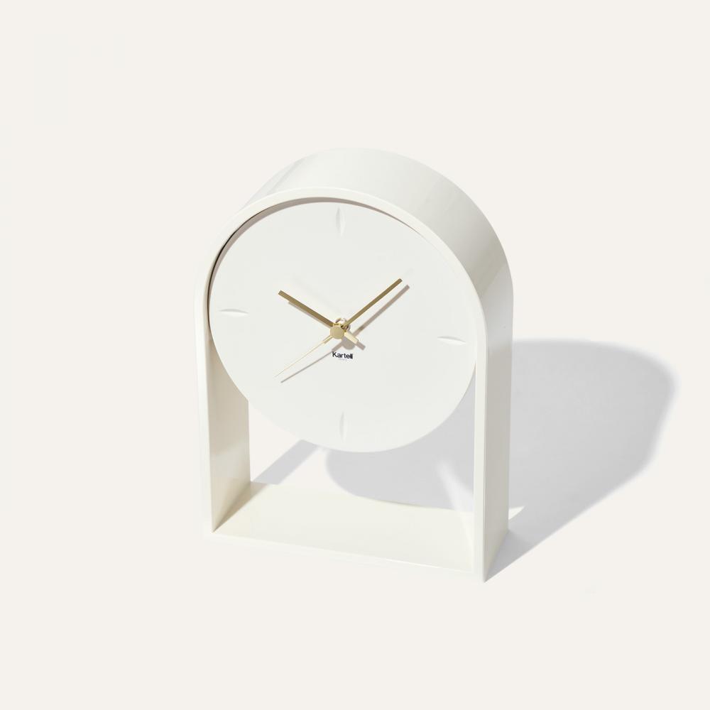 Table clock white