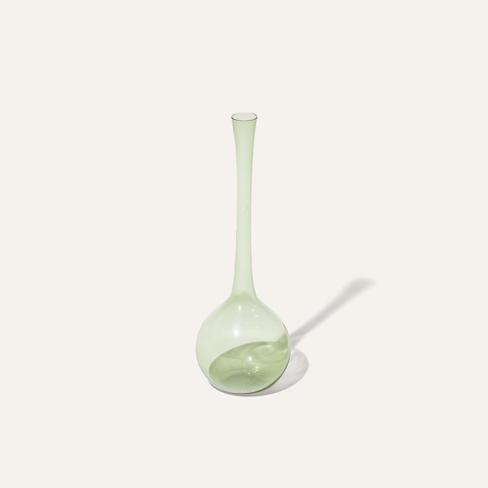 bulb vase green L