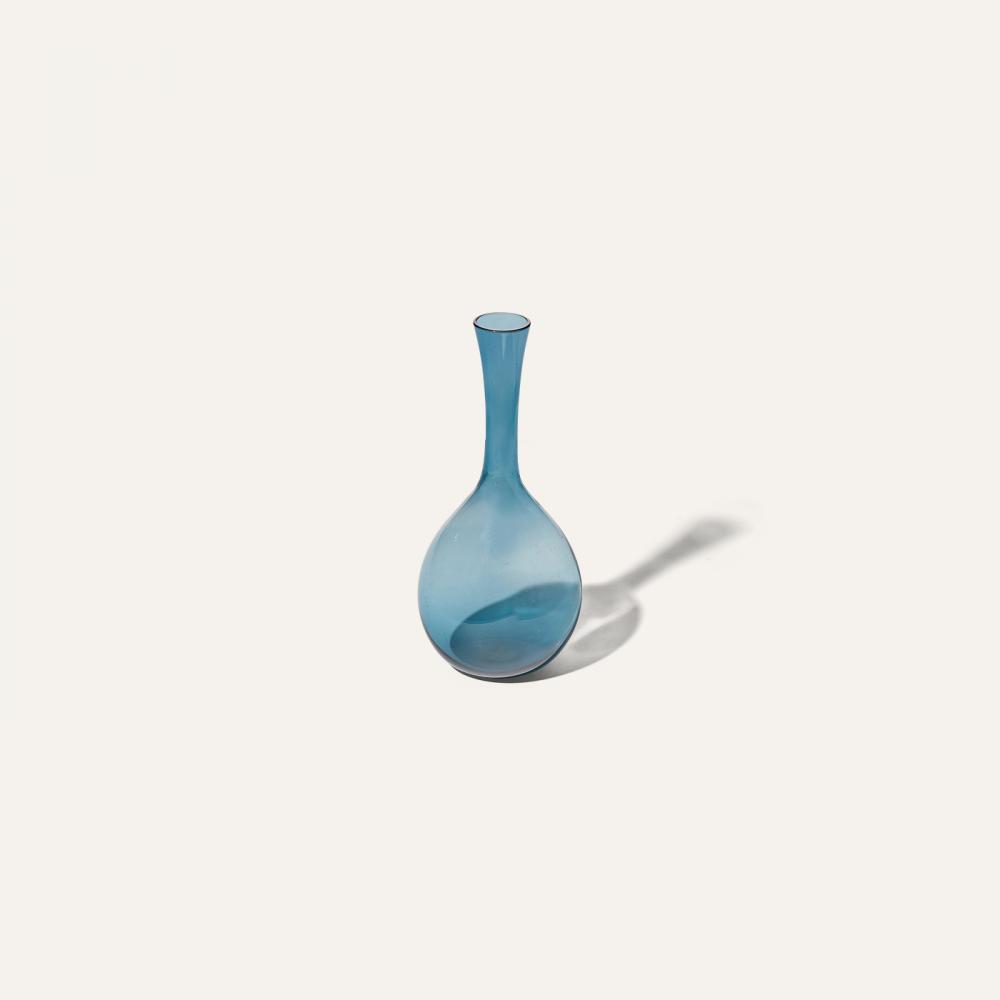 bulb vase blue S
