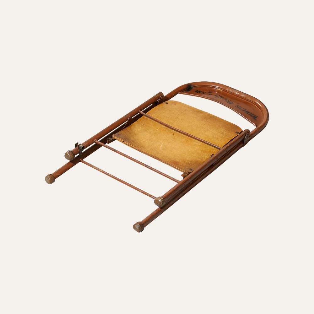 vintage folding chair-souko