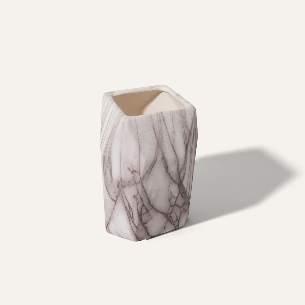 marble style vase
