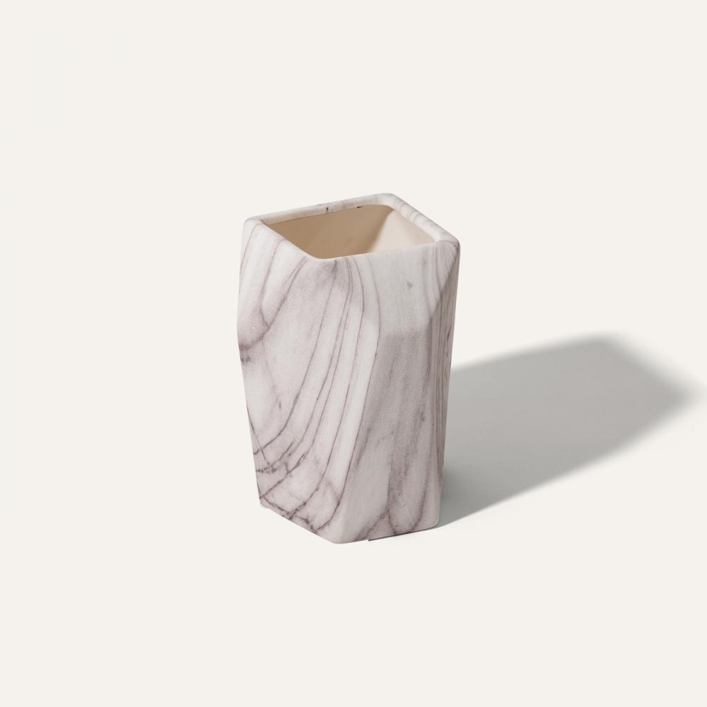 marble style vase