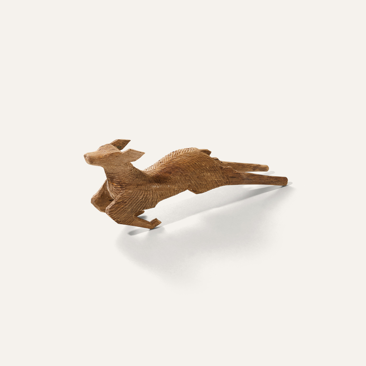 wood carving deer