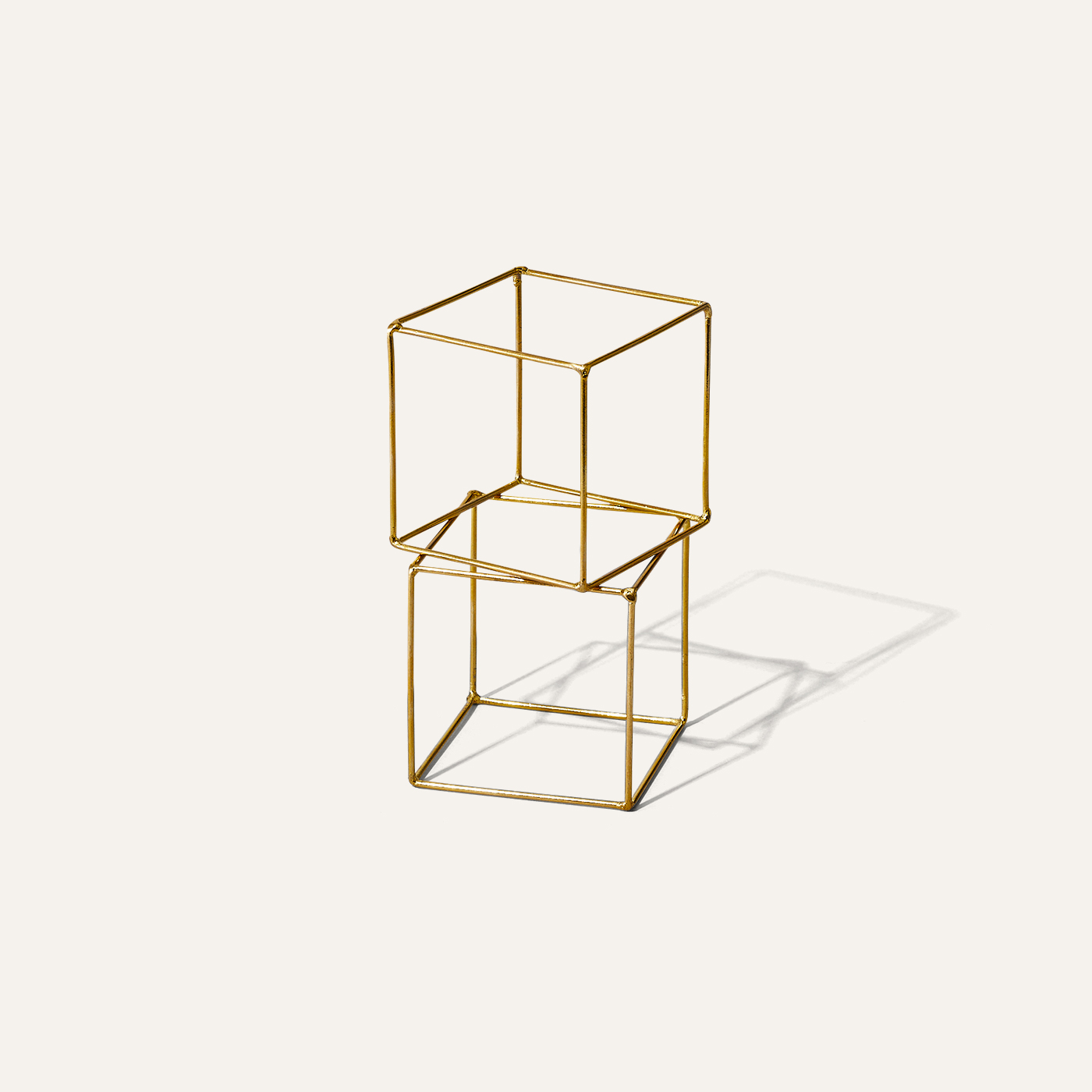 brass cube